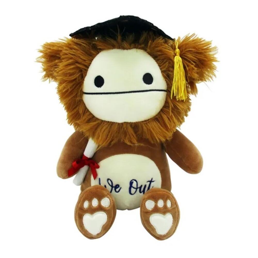NWT Rare Benny Bigfoot We Out Graduation Squishmallow
